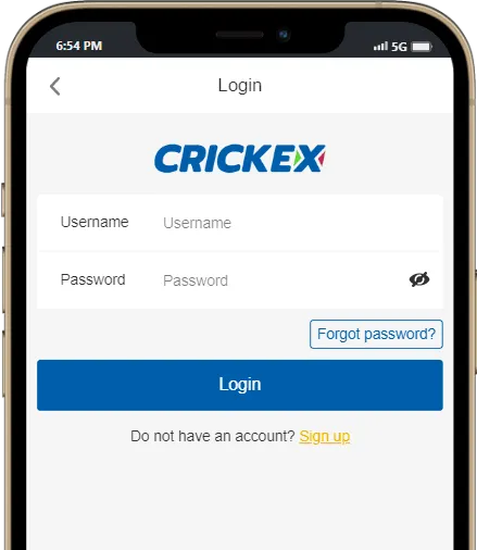 crickex sign up login download